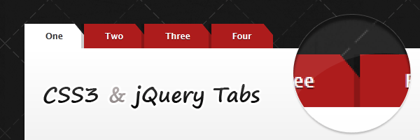 CSS3 tabs with beveled corners